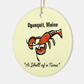 Ogunstop, Maine Lobster Keramisch Ornament (Links)
