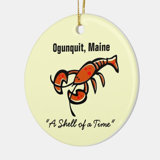 Ogunstop, Maine Lobster Keramisch Ornament (Links)