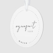 Ogunstop Maine ME Travel United States Simple Ornament (voorkant)