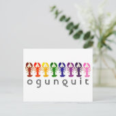 Ogunstoppen Maine Rainbow Lobsters Briefkaart (Staand voorkant)