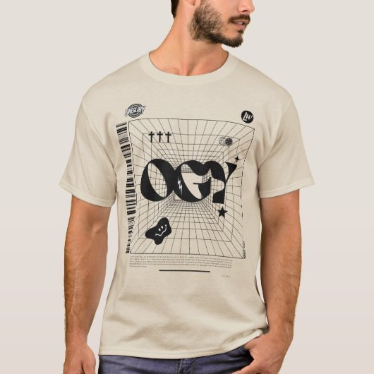 OGY Black Grid T-shirt (Voorkant)
