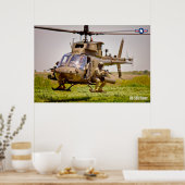 OH-58D KIOWA POSTER (Keuken)