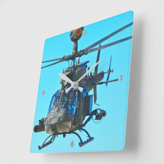 OH-58D KIOWA VIERKANTE KLOK (Hoek)