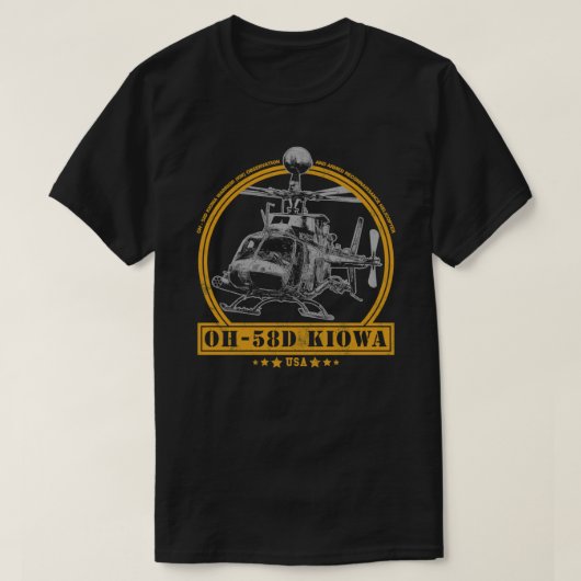 OH-58D Kiowa Warrior Essential T-Shirt.png T-shirt (Design voorkant)