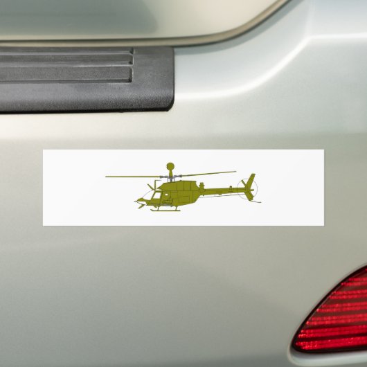 OH-58D-waarneming helikopter Bumpersticker (Op auto)