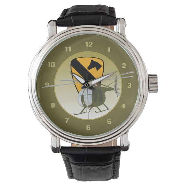 OH-6 Loach / Oorzaak 1e Cav Horloge (Voorkant)