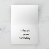 Oh Achterschip… hield verjaardagskaart op Kaart (Binnen)