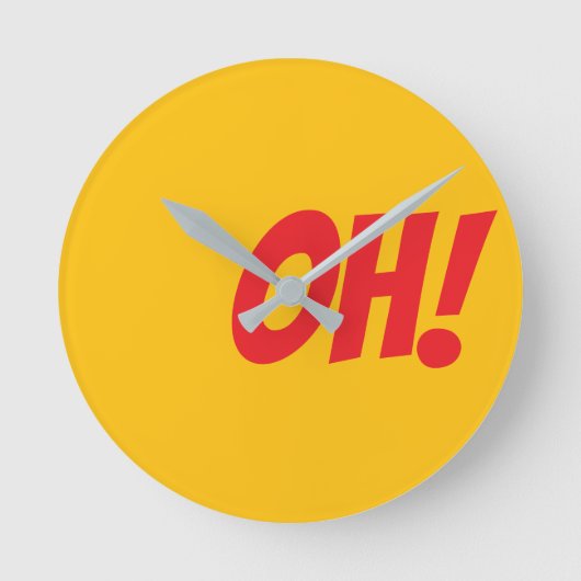 OH! - Als je weet dat je het weet Ronde Klok (Voorkant)