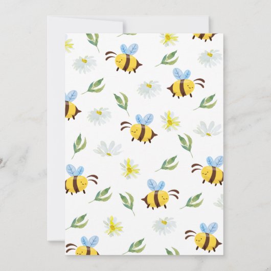 Oh BaBee Baby shower Kaart (Achterkant)