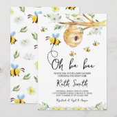 Oh BaBee Baby shower Kaart (Voorkant / Achterkant)