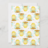 Oh BaBee Baby shower Kaart (Achterkant)