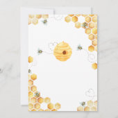 Oh Babee Baby shower Uitnodiging (Achterkant)