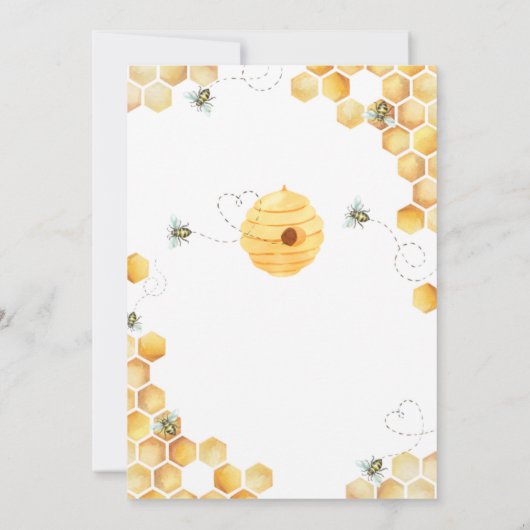 Oh Babee Baby shower Uitnodiging (Achterkant)