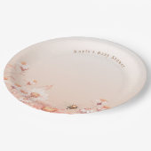 Oh Babee Babyshower Papieren Borden Bordje (Gekanteld)