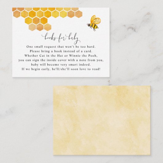 Oh Babee Books for Baby Request Enclosure Kaart (Voorkant / Achterkant)