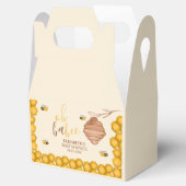 Oh Babee, Cute Watercolor Bee Baby shower Bedankdoosjes (Geopend)