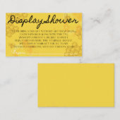 Oh Babee Display Shower Enclosure Kaart (Voorkant / Achterkant)