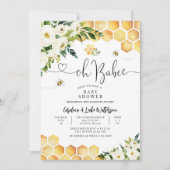 Oh Babee Genderneutraal Baby shower Kaart (Voorkant)