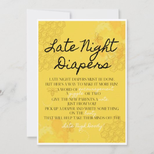 Oh Babee Late Nigh Diaper activiteit (Voorkant)