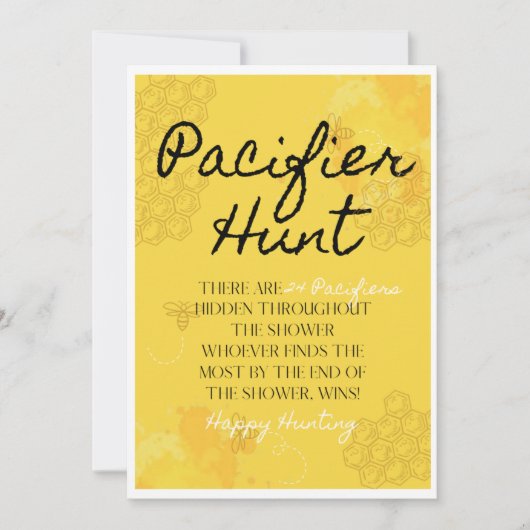 Oh Babee Pacifier Hunt Activity (Voorkant)