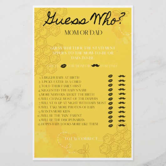 Oh Babee, raad eens wie er is Flyer (Voorkant)