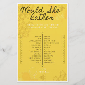 Oh Babee zou ze een ander spelletje zijn Flyer