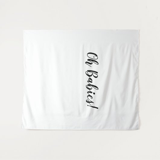 Oh Babies Achtergrond Oh Babies Banner Wandtapijt Wandkleed (Voorkant (horizontaal))