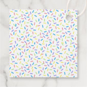 Oh Babies Donut Sprinkle Twin Girls Baby shower Bedankjes Labels (Achterkant)