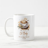 Oh Baby A Baby brouwt bruin koffie Baby shower Koffiemok (Links)