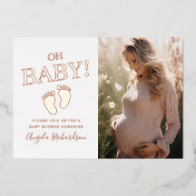 Oh Baby Aangepaste Foto Baby Shower