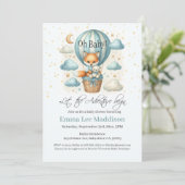 Oh Baby Adventure begint Fox in luchtballon Kaart (Staand voorkant)