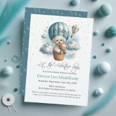 Oh Baby Adventure Begint Puppy In Hete Luchtballon Kaart