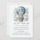 Oh Baby Adventure Kitten in Hete Luchtballon Kaart (Voorkant)