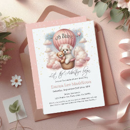 Oh Baby Adventure Puppy in Hete Luchtballon Kaart