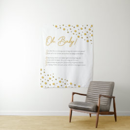 Oh, Baby! Baby shower achtergrond- Medium Wandkleed