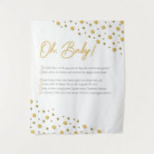 Oh, Baby! Baby shower achtergrond- Medium Wandkleed (Voorkant)