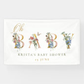 Oh Baby  Baby shower Banner (Horizontaal)