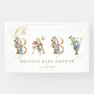 Oh Baby  Baby shower Banner
