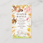 Oh Baby Baby shower Dierenriet Informatiekaartje (Voorkant)