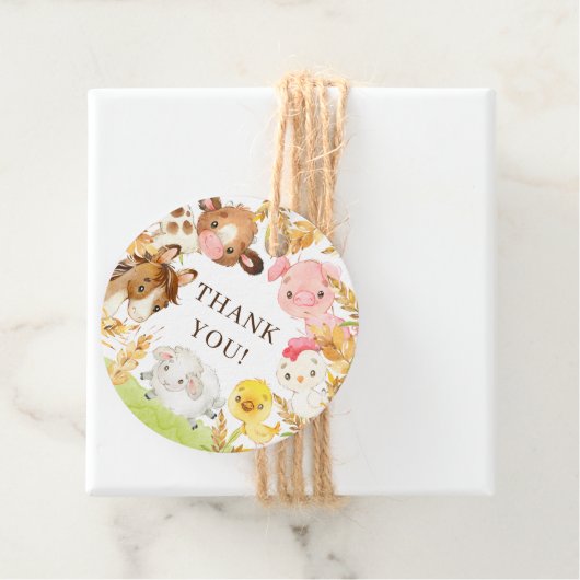 Oh Baby Baby shower Favor Bedankjes Labels (In situ)