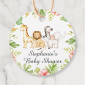 Oh Baby Baby shower Favor Gift Label (Achterkant)