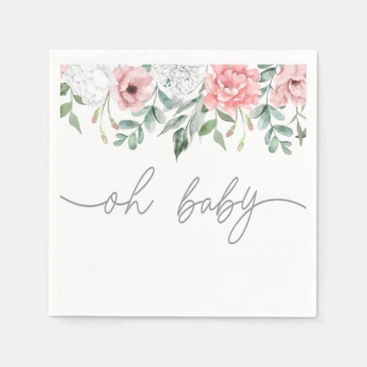 OH BABY, BABY SHOWER FEESTARTIKELEN SERVET (Voorkant)