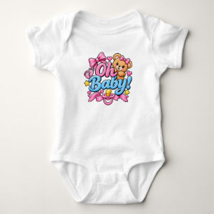 Oh Baby! Baby Shower Feestelijke Vormgeving Romper