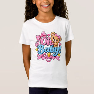 Oh Baby! Baby Shower Feestelijke Vormgeving T-shirt