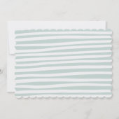 Oh baby, baby shower feestuitnodiging kaart (Achterkant)