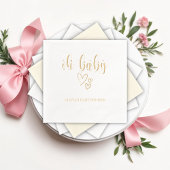 "Oh Baby" Baby shower Folie servetten