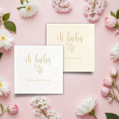 "Oh Baby" Baby shower Folie servetten