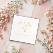 "Oh Baby" Baby shower Folie servetten