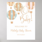 Oh Baby, Baby shower, genderneutraal, mama om te z Poster (Voorkant)