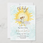 Oh baby, baby shower kaart (Voorkant)